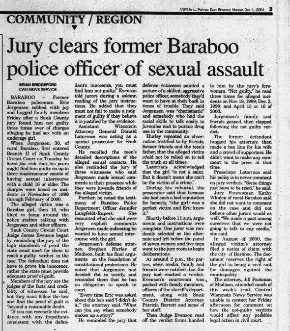 Clipping from The Daily Register